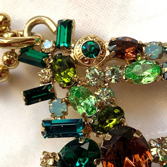 Coach multi-colored Seahorse necklace gold chain - Picture 5 of 5